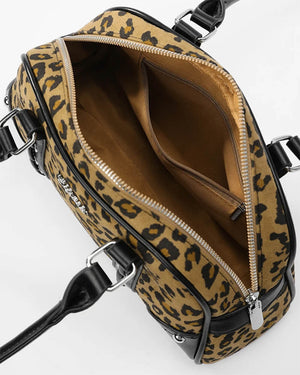 2000s Leopard Print Shoulder Bag