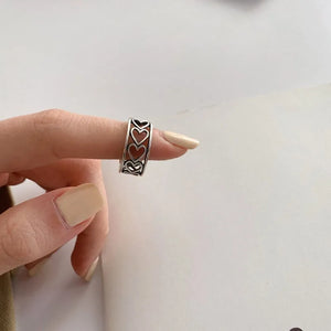 Hearts Band Ring