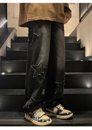 Y2K Embroidered Jeans