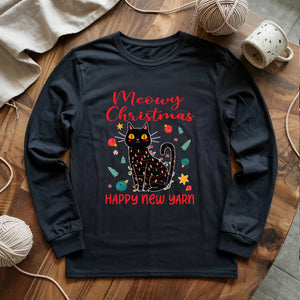 Meowy Christmas Long Sleeve T-shirt