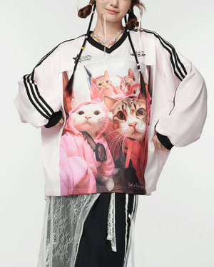 Blokette Aesthetic Cat Long Sleeve