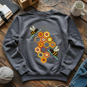 Crochet Bees Sweatshirt