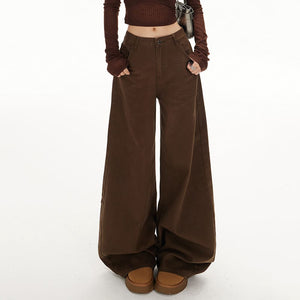 Downtown Girl Brown Baggy Pants