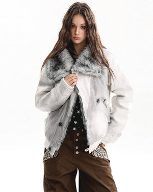 Dangerous Pretty Fur Trim Jacket