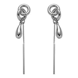 Melted Chain Drop Earrings