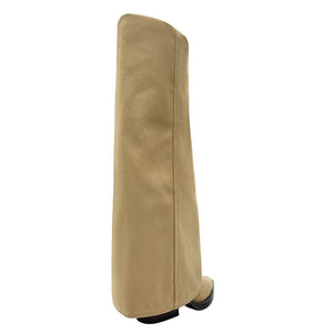 Pointed Toe Wide Calf Boots