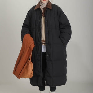 Preppy Style Quilted Coat