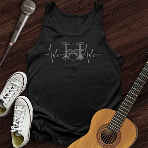 Drummer Heartbeat Tank Top