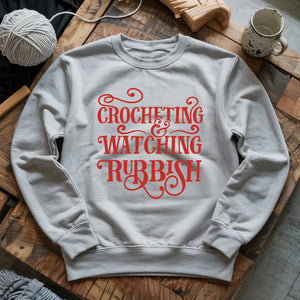 Crochet And Christmas Movie Sweatshirt