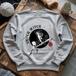 Crochet Stitch Witch Sweatshirt