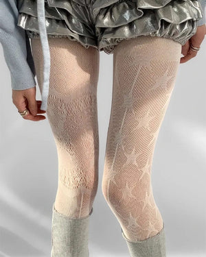 Star Girl Patterned Tights