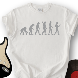 Evolution of Guitar Musician T-Shirt