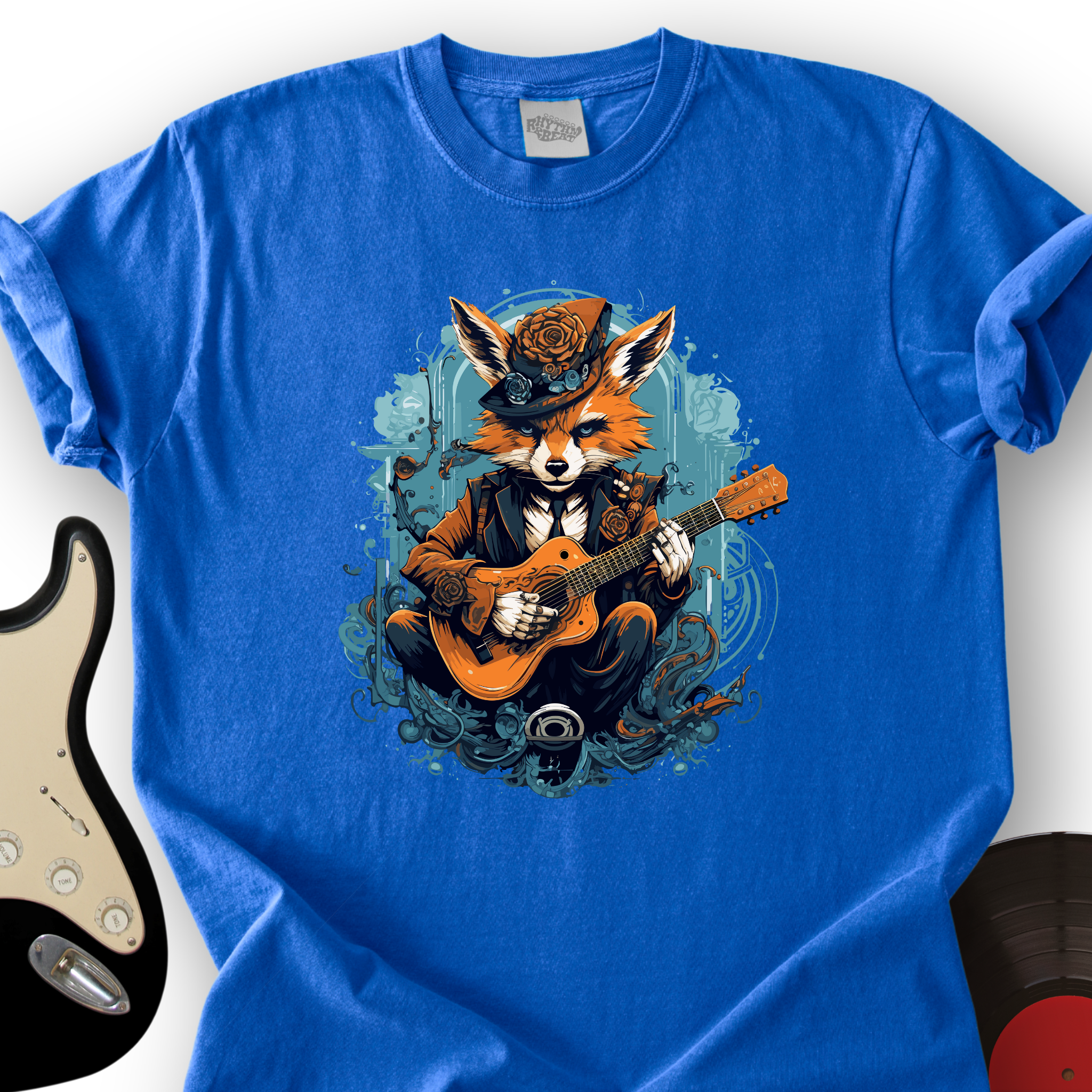 Fox Playing Guitar T-Shirt