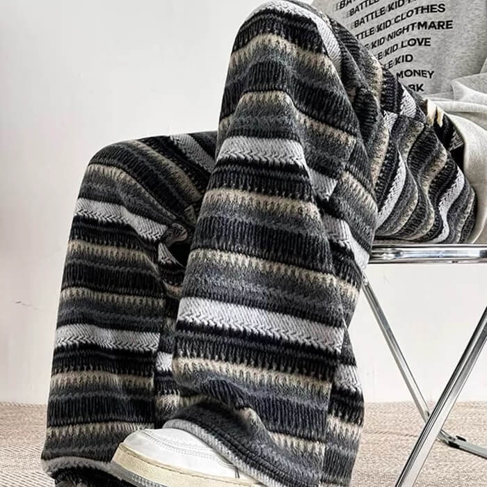 80's Grandma Pants in Black