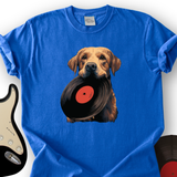 Golden Retriever Vinyl T-Shirt