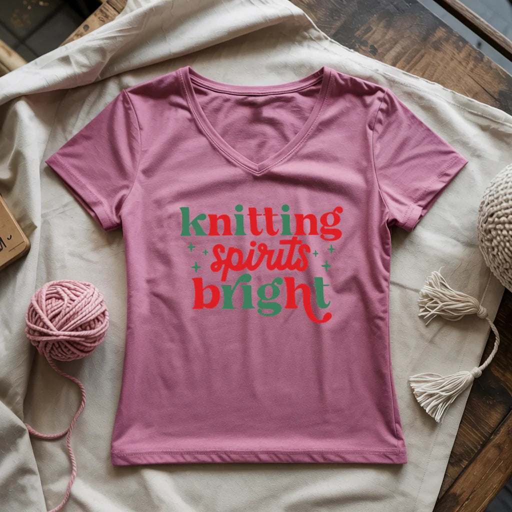 Knitting Spirits Lady V-neck