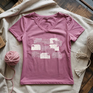 Sheep Happens Lady V-neck