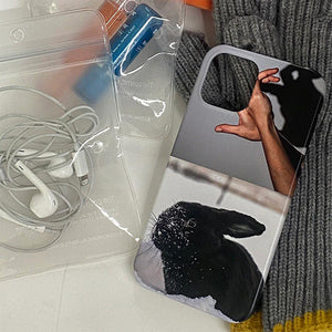 Black Rabbit iPhone Case
