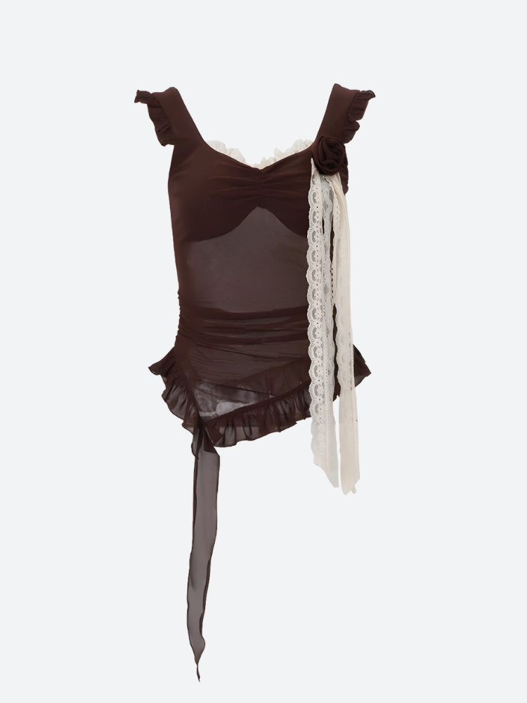 Boho Sheer Top
