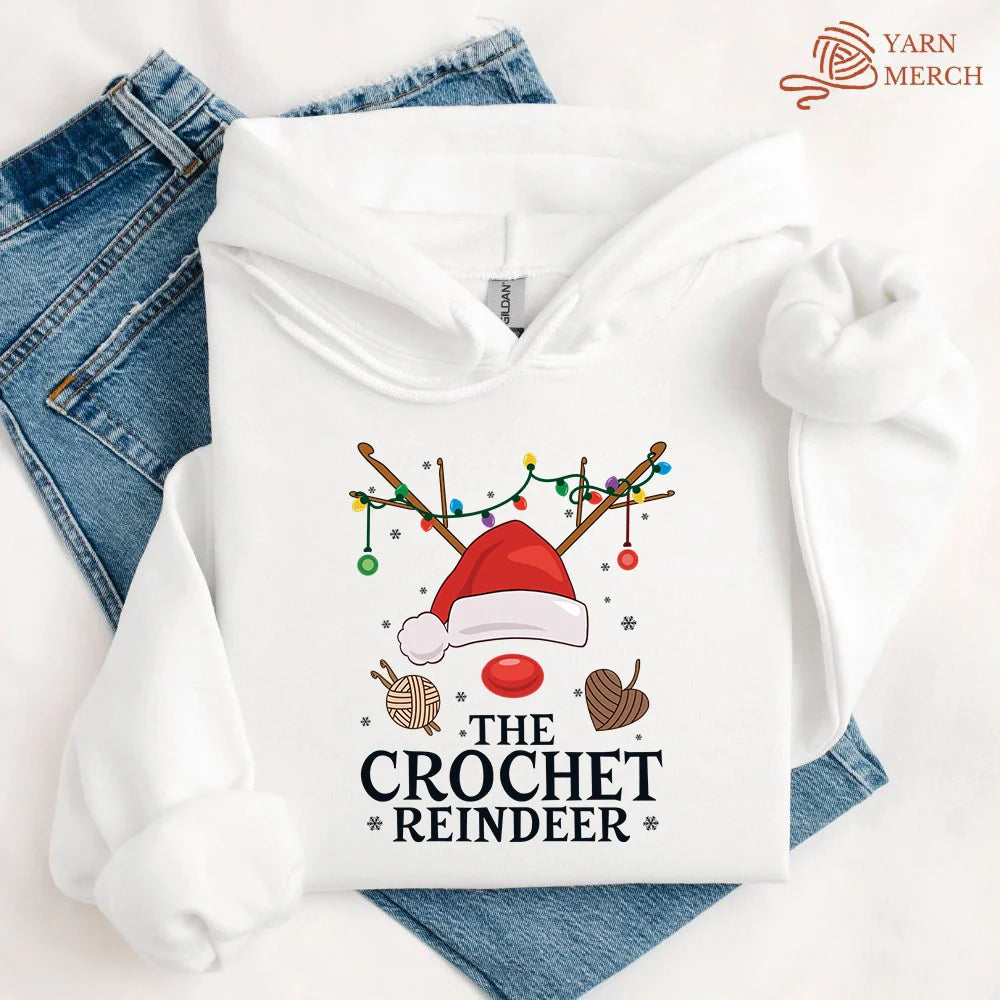 Crochet Reindeer Hoodie