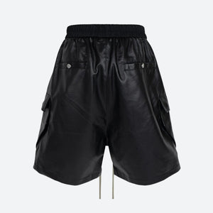 Cyberpunk Faux Leather Shorts