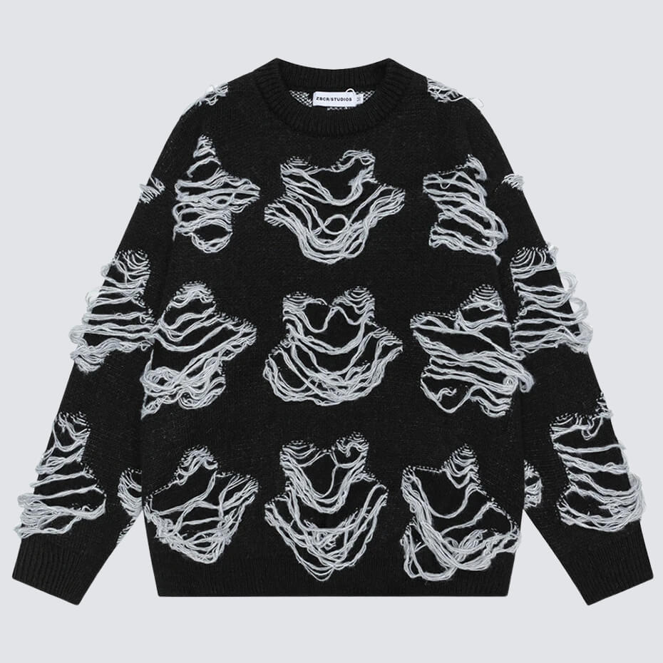 Grunge Distressed Sweater