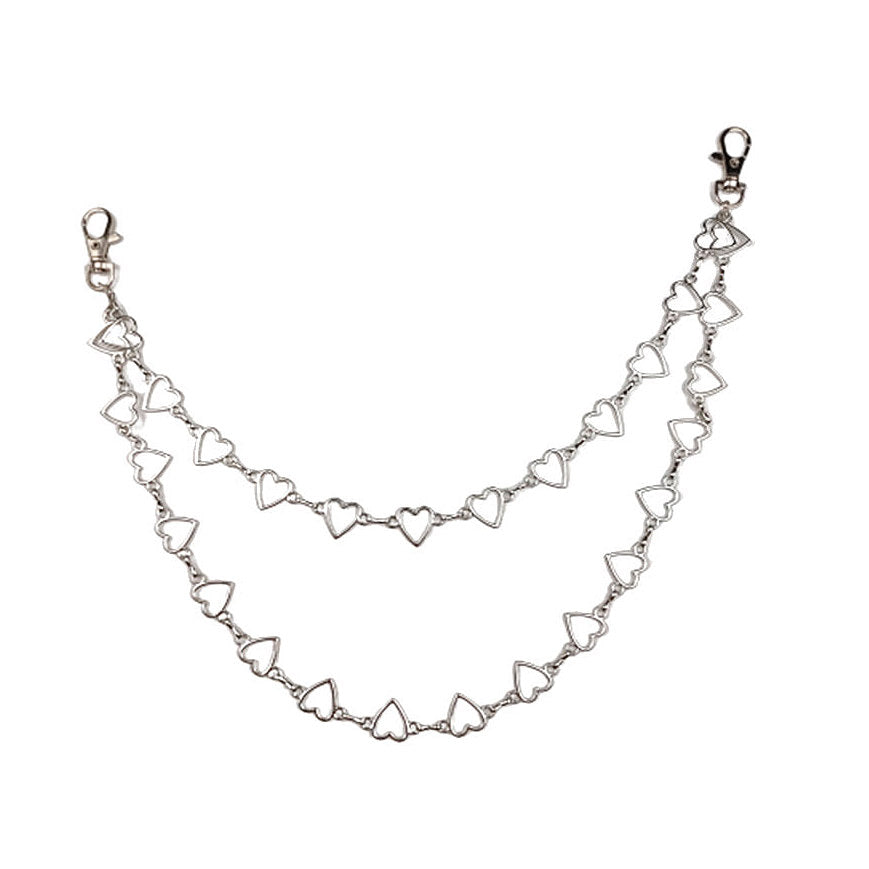 Heart Layered Pant Chain