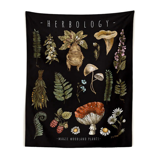 Herbology Wall Tapestry
