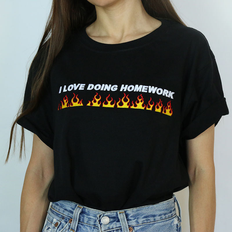 Love Doing Homework Tee