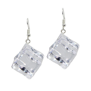 Ice Cube Drop Earrings
