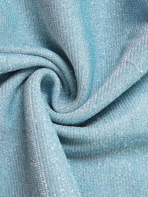 Mermaidcore Glitter Mini Dress