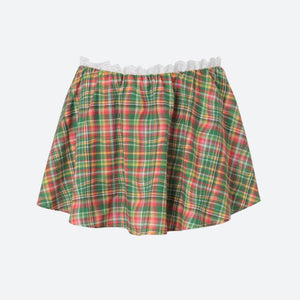 Plaid Mini Skort