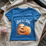 Slow But Sure Lady V-neck