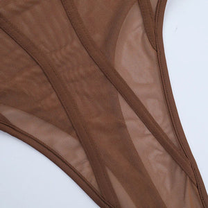 Sheer Bodycon Top