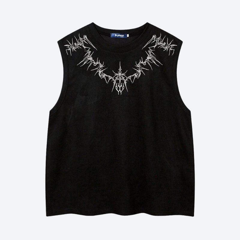 Sigilism Embroidered Sweater Vest