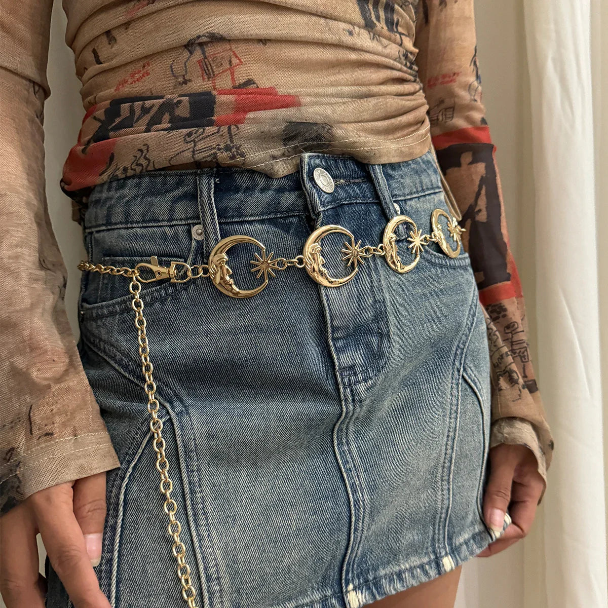Sun & Moon Belly Chain