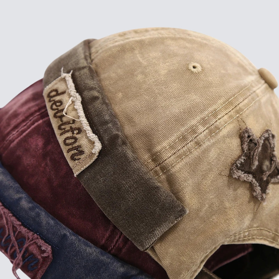 Washed Star Cap