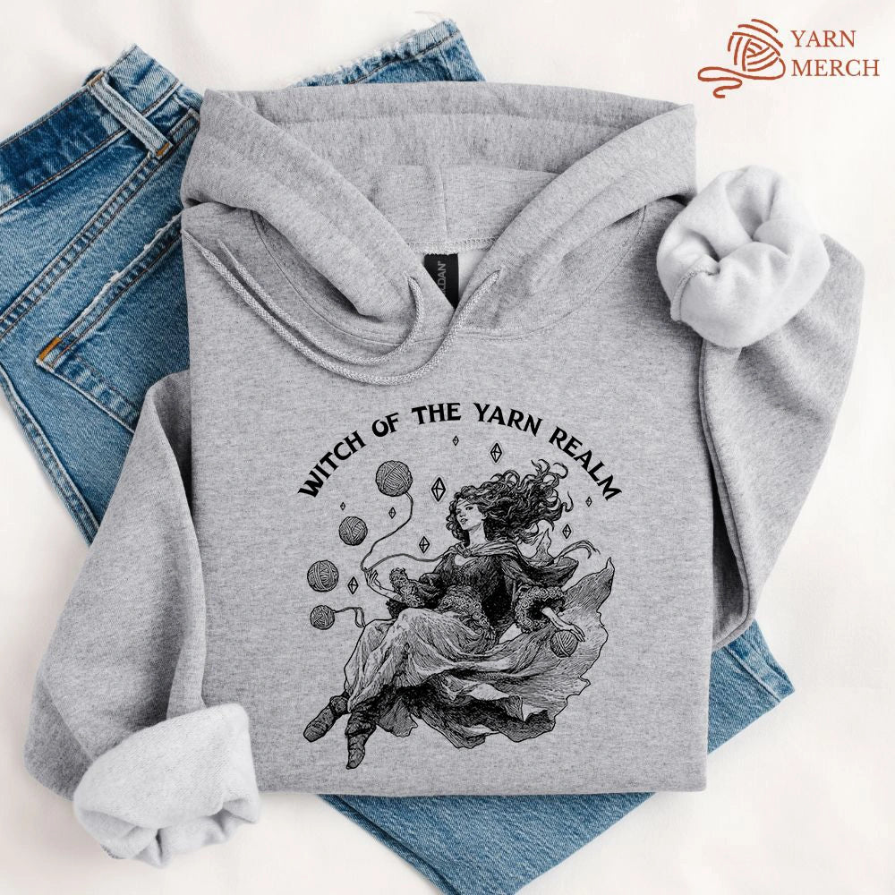 Witch Of The Yarn Realm Hoodie