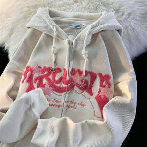 Y2K Oversized Graphic Hoodie