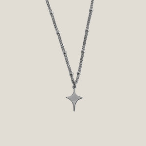 Y2K Star Silver Necklace