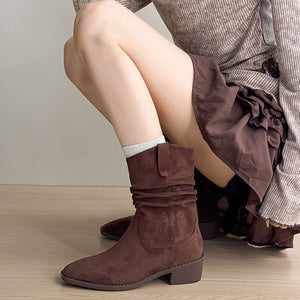 Midnight Paris Slouch Boots