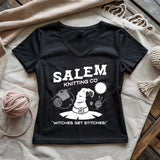 Salem Knitting Lady V-neck
