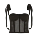 French Girl Bow Corset Top