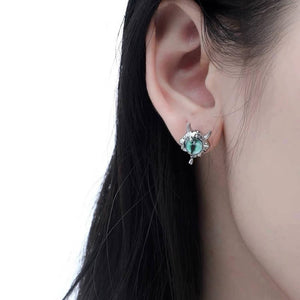 Blue & Green Eyes Stud Earrings