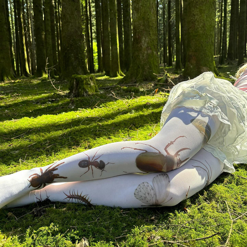 Bug Patterned Tights