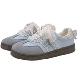 Coquette Aesthetic Lace Sneakers