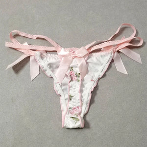 Coquette Bow Floral Lace Panty
