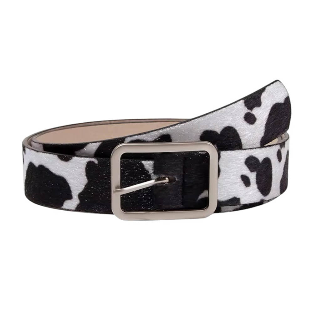 Cow Print Belt