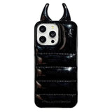 Devil Horns Puffer iPhone Case