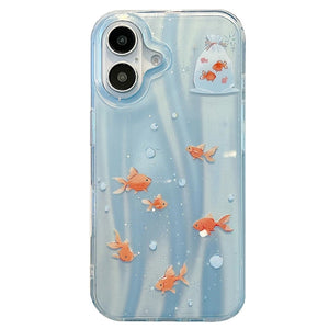 2.0 Goldfish Aesthetic iPhone Case
